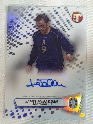 Topps Pristine Road To UEFA Euro 24 James McFadden Auto  Scotland