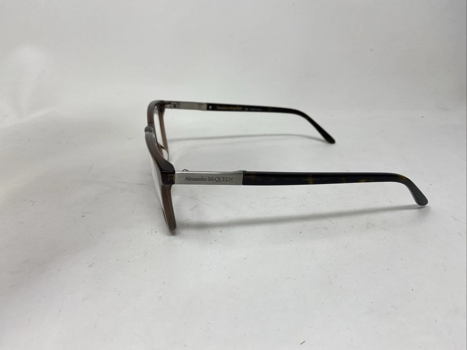 ALEXANDER MCQUEEN AM3024O 003 52-19-145 Marrón Tortuga Anteojos JA35 Foto 2 de 4