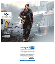 DIEGO LUNA AUTOGRAPH SIGNED 8X10 PHOTO STAR WARS ROGUE ONE CAPTAIN CASSAIN ACOA