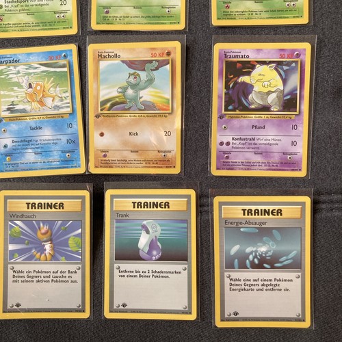 Pokemon Base Set 1 Edition NM Deutsch Sammlung - Bild 5 von 5