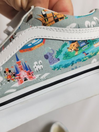 Vans Disney x Old Skool 50th Anniversary Disney Park Map Rare Size W 7.5 / M 5.0 - Bild 10 von 19