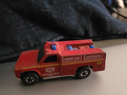 Gebrauchter 1974 Hot Wheels Redline Emergency Unit Red Truck Vintage - Bild 2 von 5