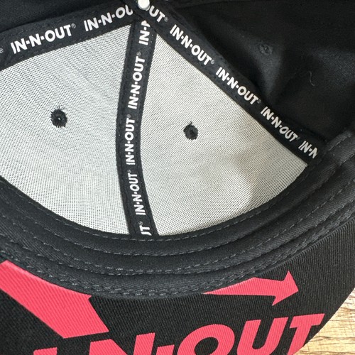 Sombrero Hamburguesas In-N-Out Sin Delay Negro Bordado A Presión Est 1948 - Imagen 8 de 12