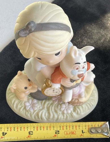 Disney Precious Moments Alice in wonderland It’s Never Too Late For Fun With - Picture 21 of 24