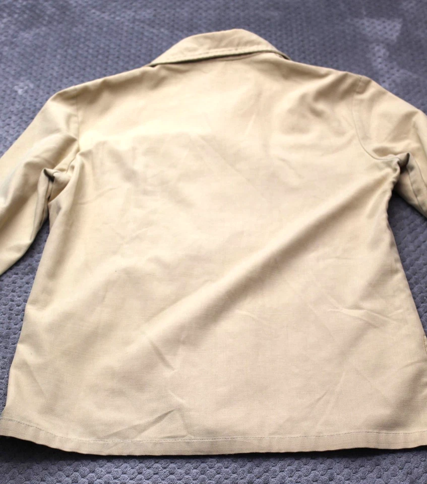 Chaqueta McGregor De Colección Para Hombres 40 Tostada Safari Camisa Utilitaria Chaqueta Hecha en EE. UU. AÑOS 70 Foto 3 de 4