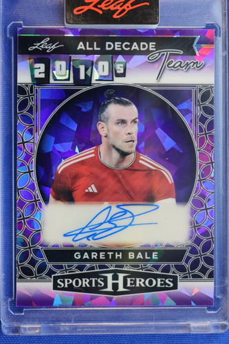 2025 Leaf All Decade Team GARETH BALE Autograph Soccer Card /15 Sports Heroes GB - Bild 2 von 7