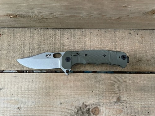 SOG Original Durable S35VN Steel Sharp Blade Seal XR Folding Knife