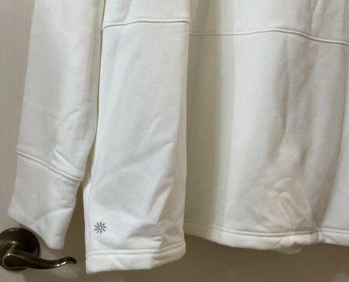 Neu mit Etikett Athleta Altitude Polartec Sweatshirt mit Trichterausschnitt Übergröße 3X weiß 149 $ - Bild 9 von 14