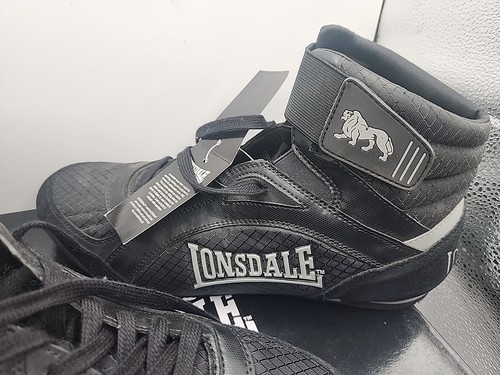 Zapatos de boxeo Lonsdale Swift Boot. Talla 10. Negro. Nuevo con caja - Imagen 3 de 13