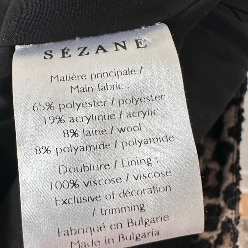 Sezane Bleistiftrock Leopardenmuster Größe 34 / US 2 - Bild 4 von 6