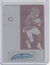2017 Panini Contenders Taquan Mizzell Magenta Printing Plate auto RC - 1/1