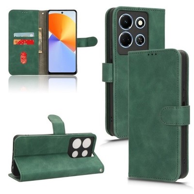 Für Infinix Note 30 5G Skin Feel Magnet Flip Leder Handy Hülle Cover Schale