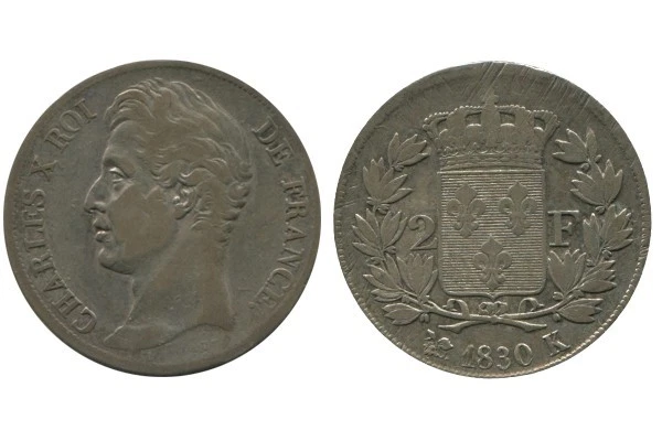 2 Francs Charles X - Photo 1/1