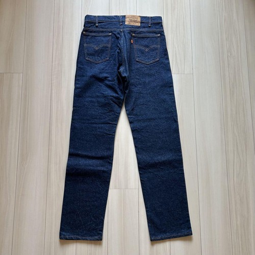 90s Levi's 505 USA Made Indigo Denim W34 L32 One Wash Scovill Zip F/S - Picture 4 of 19