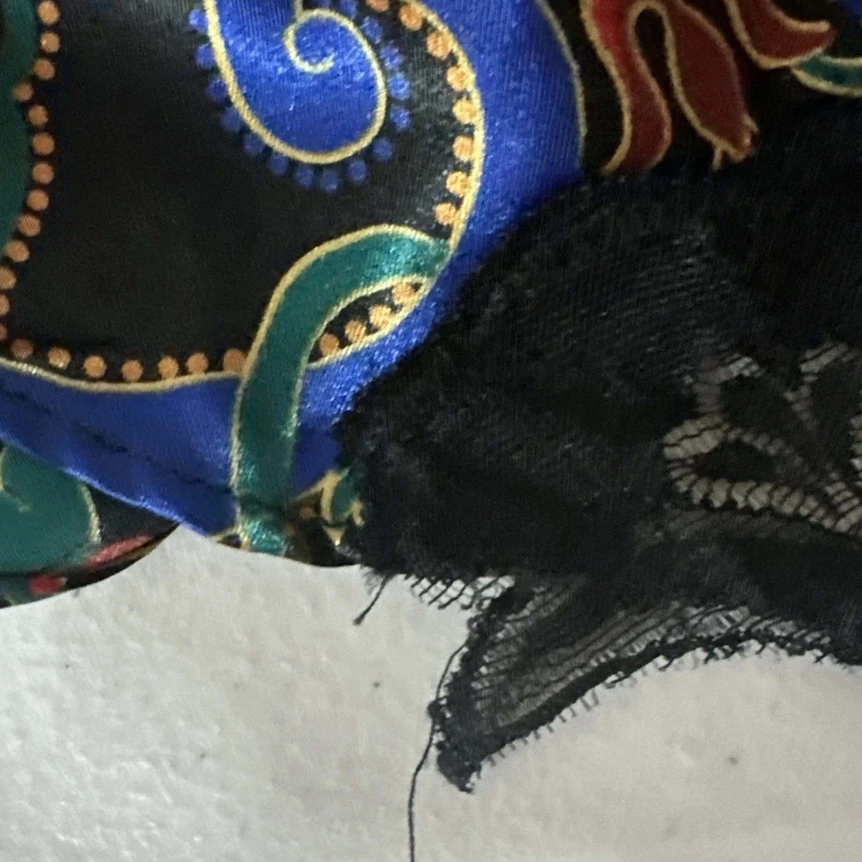 UNDERCOVER Abito vestito slip lingerie pizzo nero Victoria's Secret etichetta oro vintage taglia med