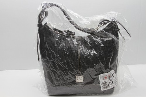 Dooney & Bourke Hobo-Handtasche aus genarbtem Leder & Schlüsselanhänger gracie schwarz UVP 286 $ (#2) - Bild 16 von 18