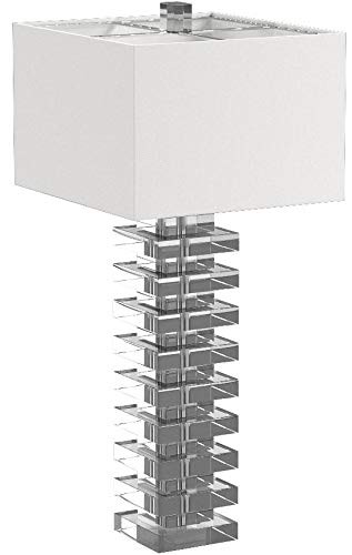 Lighting Collection Swift Farmhouse Crystal 27-inch Bedroom Living Room Home ... - Picture 4 of 7