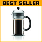 High-Heat Borosilicate Glass Coffee Maker with Safety Lid – Made in Portugal