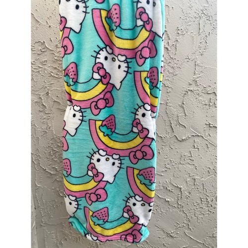 Hello Kitty Kawaii Bow Strawberry Soft Throw Blanket – 50x70 Silk Touch - Picture 2 of 4