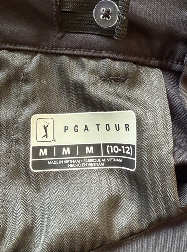 Boy's PGA Tour golf pants black Medium 10-12 EUC - Picture 3 of 5