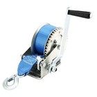  1200 Lbs Heavy Duty Hand Winch with 23 Ft Blue Strap, Manual Winch for 