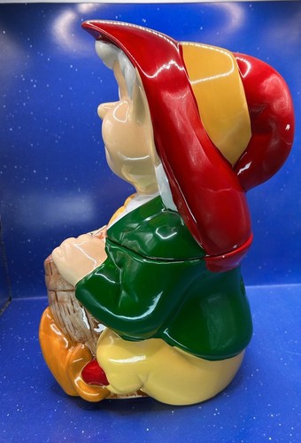 Vintage 80er Jahre Keebler Ernie der Elf Figur Keramik Keksdose Dose - Bild 3 von 21