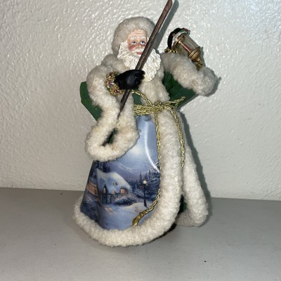 Thomas Kincaid The Ashton Drake Galleries ''Dawn Of Christmas Day Santa'' Figure