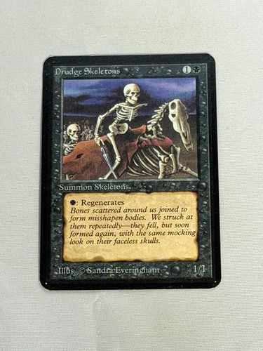 MTG Drudge Skeletons Alpha Magic the Gathering - Picture 1 of 2