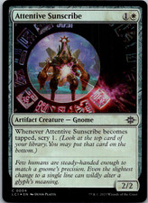 Attentive Sunscribe C artifact Foil The Lost Caverns of Ixalan 4 LP-NM