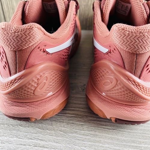 Asics Gel Resolution 9 Women Tennis Light Garnet/White SIZE 8.5 US 1042A208 - Picture 12 of 17