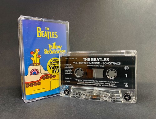 The Beatles YELLOW SUBMARINE SONGTRACK Cassette **1ST ISSUE 1999** HYPE STICKER - Picture 2 of 11