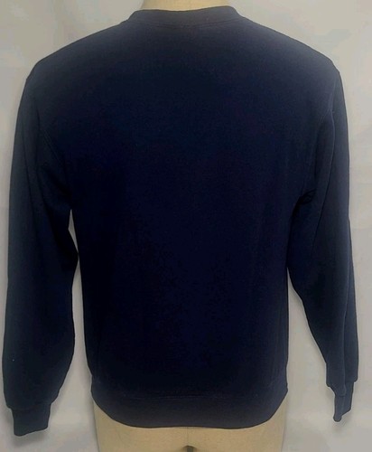 Champion Eco Fleece Michigan Wolverines Christmas Sweatshirt Blue Men Sm ~ Used - Picture 2 of 11
