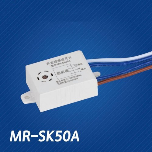 AC180-240V 50/60Hz Auto On/Off Light Voice Sound Sensor Switch Time Delay D - Picture 4 of 5