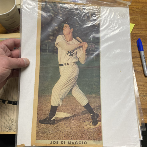 MLB Huge 1950s - 1960s Baseball Scrapbook Mantle Jackie DiMaggio 10x12 3 Books - Picture 4 of 16