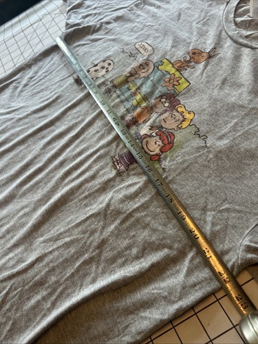 Vintage Peanuts Scooby Doo Zoinks! Gray Faded T Shirt Size XL - Picture 5 of 6