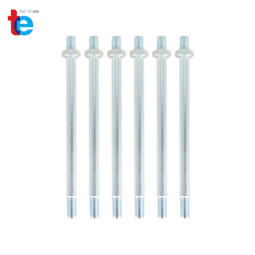 6 Spool Hydraulic Monoblock Double Acting Control Valve SAE+Conversion plug11GPM - Picture 8 of 12