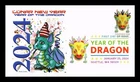 US COVER LUNAR NEW YEAR OF THE DRAGON FDC PICTORIAL CANCEL PANDA CACHET