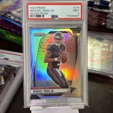 2024 PANINI PRIZM SILVER PRIZM #378 MICHAEL PENIX JR. ROOKIE RC PSA 9