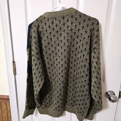 Vintage Gitano Sportswear Knit Pullover Sweater Crewneck Mens L Grandpa Dad Core - Picture 7 of 9