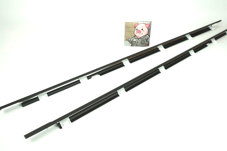 Genuine Toyota/Lexus SC430 Door Weather Strip Belt Molding Set – Black, RH & LH