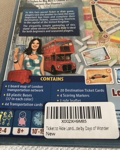 Juego de mesa 'Ticket To Ride London' de Days of Wonder - Imagen 4 de 7