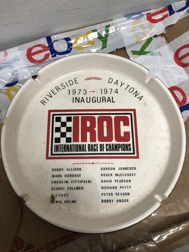 1973-1974 Inaugural International Race of Champions Ashtray Foyt Unser Petty EX+ - Picture 2 of 5