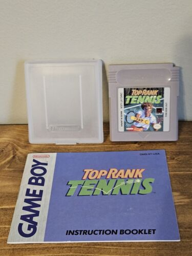 Top Rank Tennis (Nintendo Game Boy, 1993), avec manuel d'instructions ! - Photo 1/7