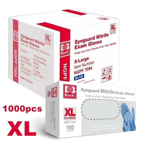 1000 un. guantes de examen de nitrilo médicos desechables dentales sin polvo de látex - Imagen 5 de 15