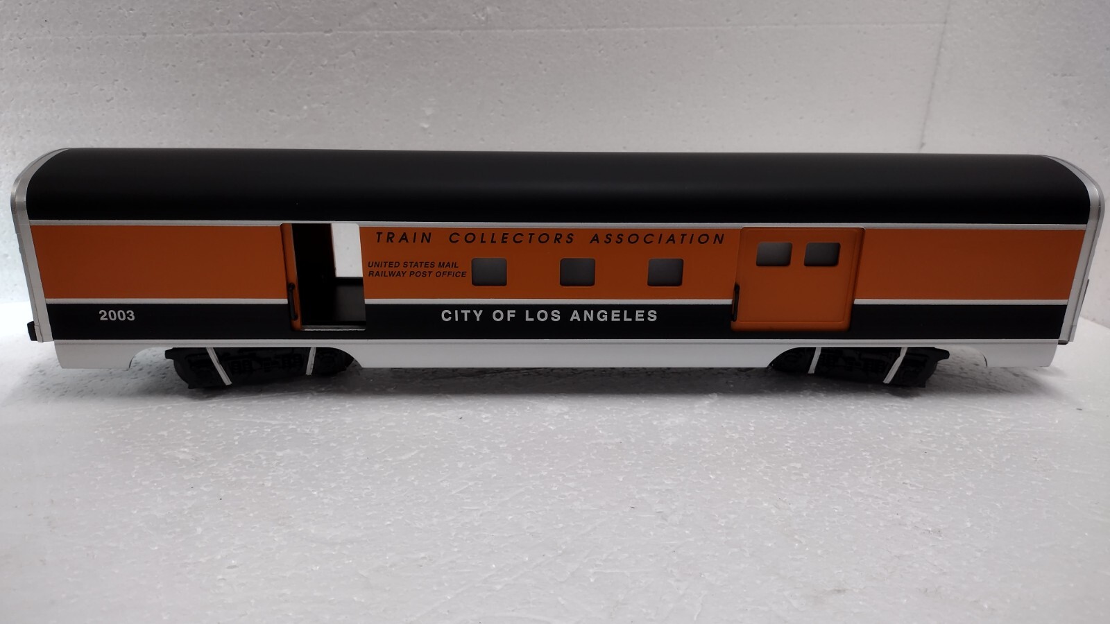 LIONEL 6-52274 TCA 2003 ALUMINIUM RAILWAY POST OFFICE CAR CITY OF LOS ANGELES