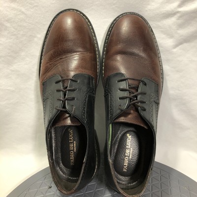 Fabio de Luca Shoes Mens Size 11 Leather Brown Black Oxford  display picture 1