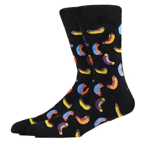 Mens Womens Cotton Socks Novelty Fruit Food Fun Casual Dress Work Socks 6-9.5 - Picture 29 of 48