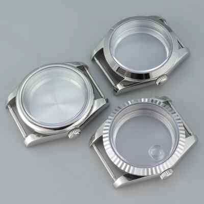 #ad 36mm 39mm stainless steel Watch Case For Seiko Nh35 Nh36 38 Movement 28.5mm Dial $12.00