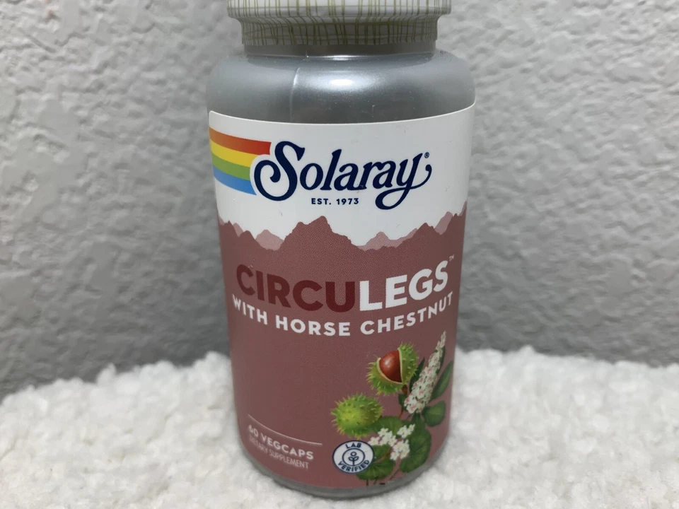 Solaray CircuLegs, Veg Cap (Btl-Plástico) 200mg | 60VegCaps ~ Soporte Circulación Foto 2 de 4