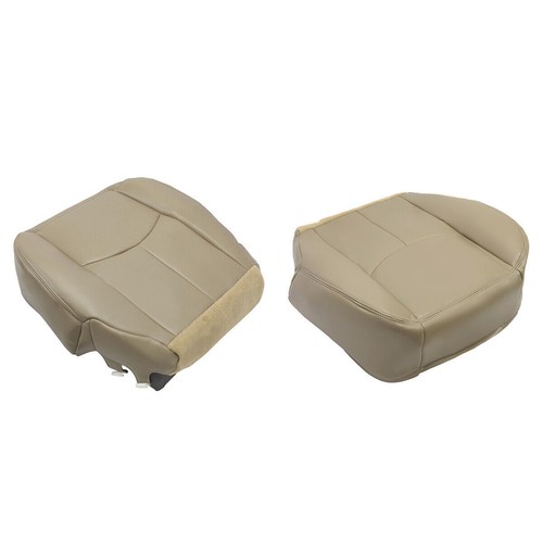 For 2003 2004 2005 2006 Chevy Silverado GMC Sierra Bottom Seat Cover Tan #522 - Picture 14 of 14